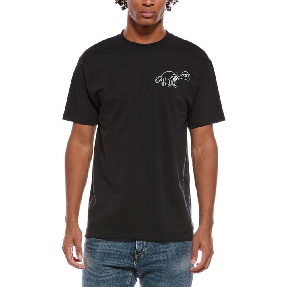 Obey Mens  T-Shirt, Black